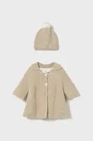 Kojenecký kabátek Mayoral Newborn béžová barva, 2412