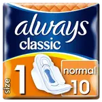 ALWAYS Classic Standart hygienické vložky, 10 ks