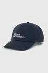 Kšiltovka Jack Wolfskin Baseball tmavomodrá barva, s aplikací, 1900675