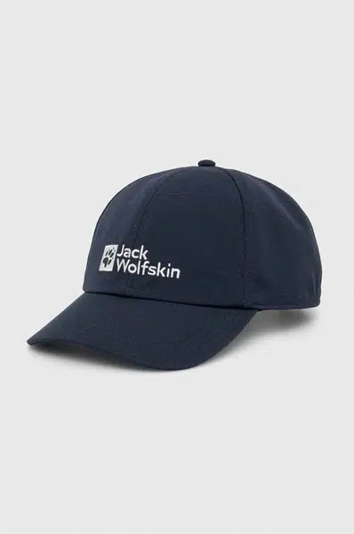 Kšiltovka Jack Wolfskin Baseball tmavomodrá barva, s aplikací, 1900675