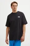 Bavlněné tričko The North Face M S/S Essential Oversize Tee