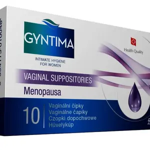 Gyntima Menopausa vaginální čípky 10 ks