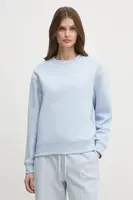 Mikina Tommy Hilfiger dámská, modrá barva, s potiskem, WW0WW39791