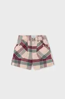 Dětské kraťasy Mayoral vínová barva, vzorované