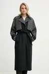 Kabát s příměsí vlny BA&SH DINARA