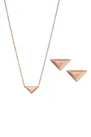 Náušnice a náhrdelník Emporio Armani