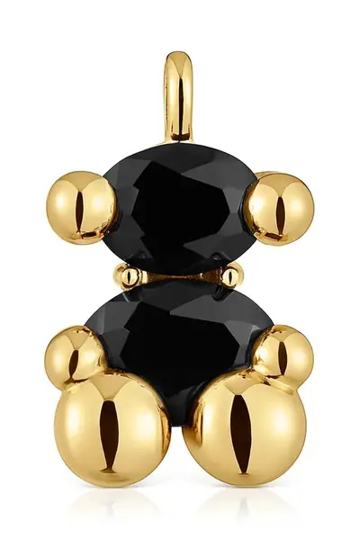 Pozlacený stříbrný přívěsek Tous Bold Bear Gem 1004225000