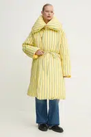Bunda Sunnei dámská, žlutá barva, zimní, oversize, RTWXOUW012