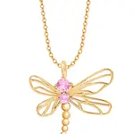 Pozlacený náhrdelník Lilou Dragonfly A03/MARKET/ANS/215