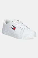 Kožené sneakers boty Tommy Jeans TJW LOGO SNEAKER ESS