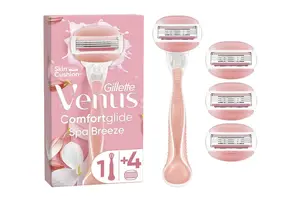 Gillette Venus ComfortGlide Spa Breeze dámský holicí strojek 1 ks + 4 náhradní hlavice