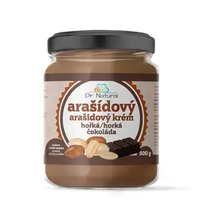 Dr. Natural Arašídový krém s hořkou čokoládou 500 g