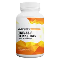 Gymsupps Tribulus Terrestris 90% + Piperine | Přírodní | 100 kapslí