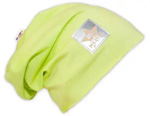 Baby Nellys Bavlněná čepička ® - limetka vel.  104