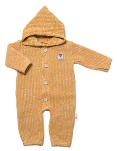 Baby Nellys Pletený overálek s knoflíčky Hand Made,68/74