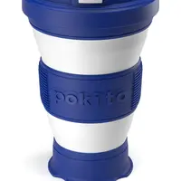 Pokito skládací hrnek do kapsy - tmavě modrý až 475ml