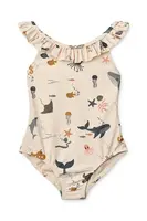 Jednodílné dětské plavky Liewood Kallie Printed Swimsuit