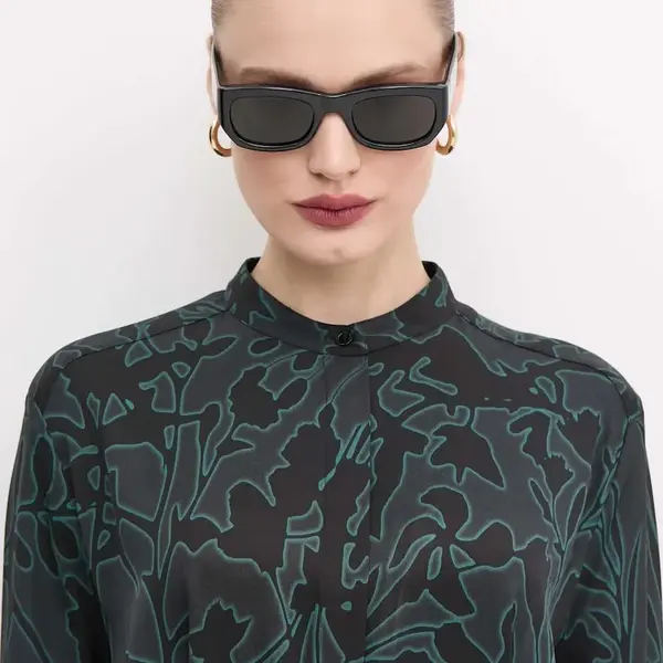 Sluneční brýle Saint Laurent dámské, černá barva, SL 713