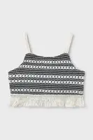 Dětský top Mayoral černá barva, 6040