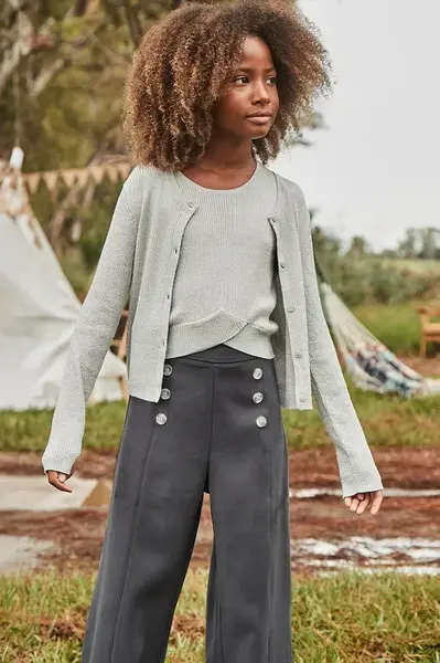 Dětské kalhoty Mayoral šedá barva, hladké, 6534