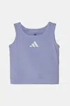 Dětský top adidas fialová barva, JD1815