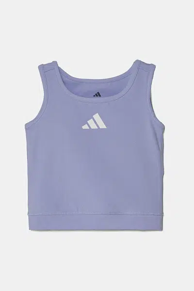 Dětský top adidas fialová barva, JD1815