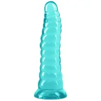 NS Novelties Gelové dildo s přísavkou Fantasia Nymph, tyrkysové 19 cm