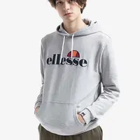 Mikina Ellesse SHK13288 Ferrer pánská, zelená barva, s kapucí, hladká, SHK13288-KHAKI