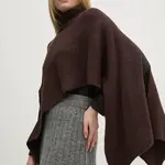 Pončo Pedro del Hierro hnědá barva, 4968566