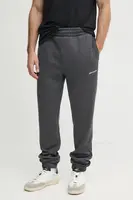 Tepláky Pepe Jeans DAMIAN JOGGER šedá barva, hladké, PM211801