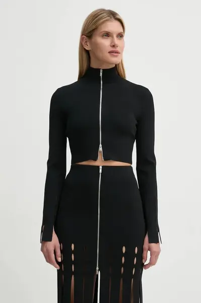 Kardigan Nanushka IZAN dámský, černá barva, NW24FWSW46800