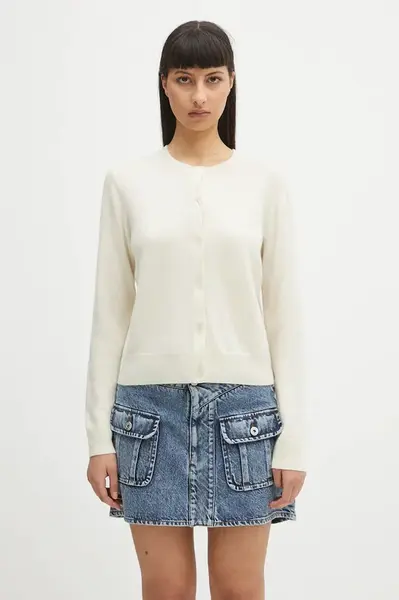 Vlněný kardigan Samsoe Samsoe SABOSTON