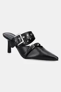 Kožené pantofle HUGO Katniss