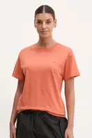 Bavlněné tričko Napapijri S-Nina oranžová barva, NP0A4H87A691