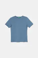 Dětské bavlněné tričko United Colors of Benetton modrá barva, 3I1XC109W