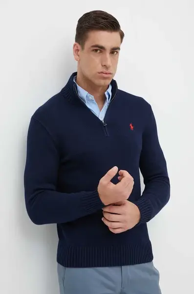 Bavlněný svetr Polo Ralph Lauren hřejivý, 710859939