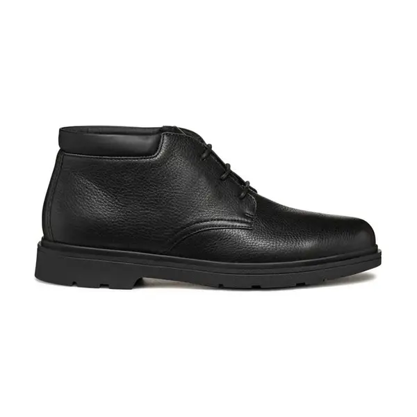 Kožené boty Geox U SPHERICA EC1 pánské, černá barva, U36D1B 00046 C9997