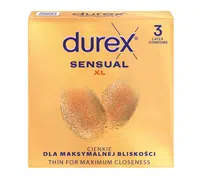 Durex Sensual XL kondomy 3 ks