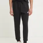Tepláky adidas Essentials černá barva, vzorované, JD1861