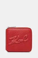Peněženka Karl Lagerfeld červená barva, A1W32054
