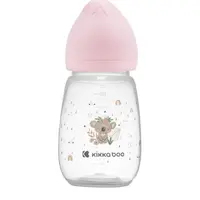 KikkaBoo Kojenecká láhev 3m+ savanna pink 260 ml
