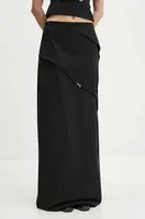 Sukně Heliot Emil černá barva, maxi, áčková, W.12.039.BLK01