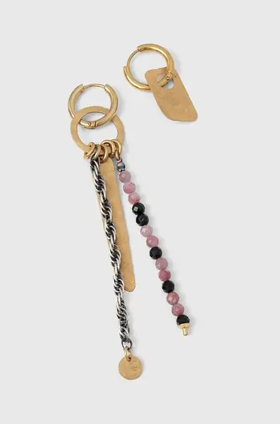 Stříbrné pozlacené náušnice Answear.LAB