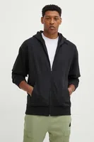 Mikina adidas ALL SZN pánská, černá barva, s kapucí, s aplikací, IX1249
