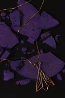 Stříbrný pozlacený náhrdelník Medicine