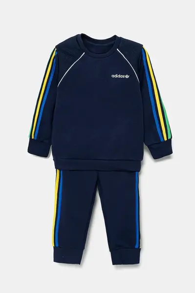 Dětská tepláková souprava adidas Originals tmavomodrá barva, JC5874