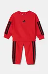 Dětská tepláková souprava adidas červená barva, JN8006