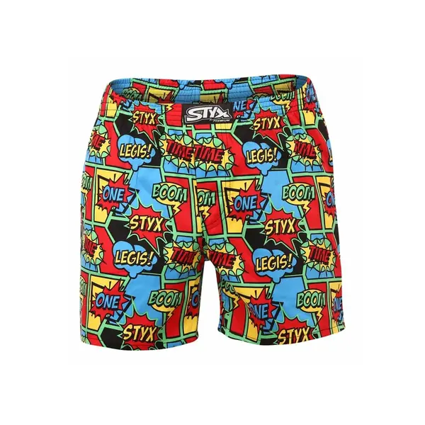 Styx Pánské trenky premium art klasická guma boom (AP955) XL