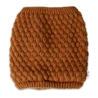 Baby Nellys Pletený nákrčník/komínek  - hnědý