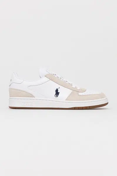 Boty Polo Ralph Lauren bílá barva